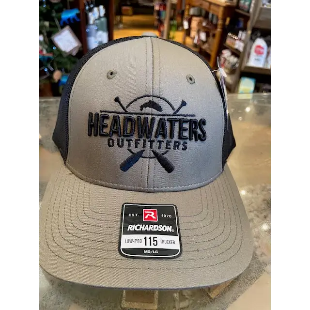 Cross Paddle Trout Logo Richardson Hats Loden/Black