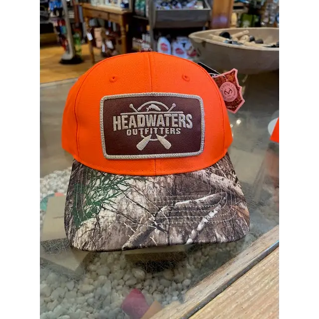 Cross Paddle Trout Logo Richardson Hats Blaze Orange