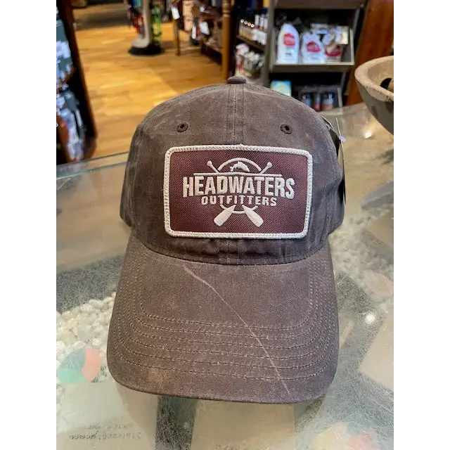 Cross Paddle Trout Logo Richardson Hats Solid Buck