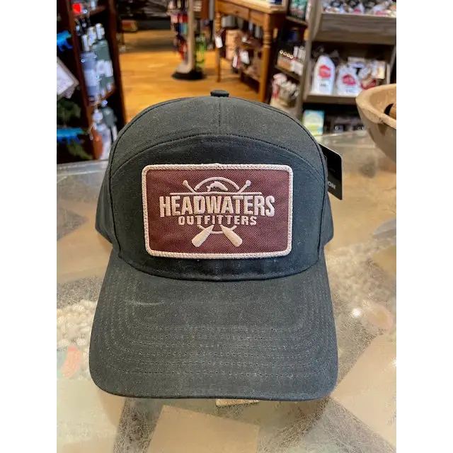 Cross Paddle Trout Logo Richardson Hats Dark Olive