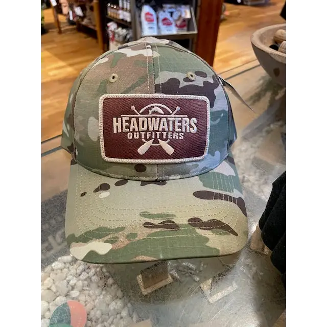 Cross Paddle Trout Logo Richardson Hats Multi Camo