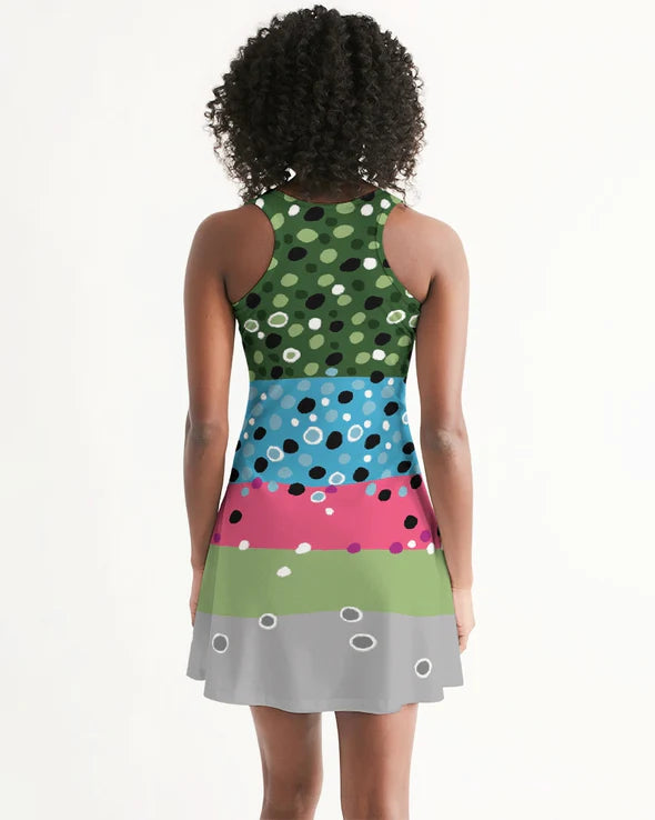 Yellow Sally Rainbow Trout Dress