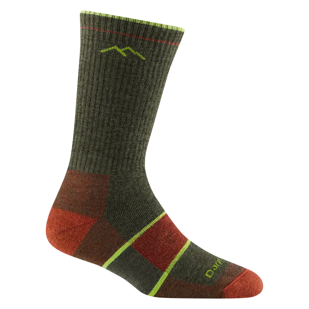 Darn Tough Women's Hiker Boot Full Cushion Midweight Hiking Sock Forest
