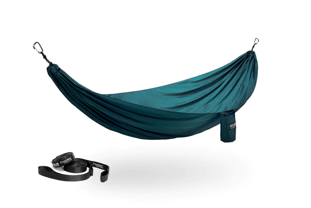Eagles Nest Outfitters TravelNest Hammock + Straps Marine