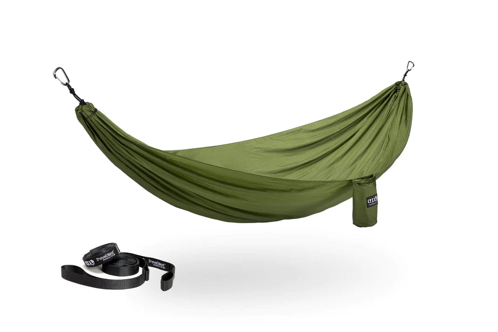 Eagles Nest Outfitters TravelNest Hammock + Straps Moss