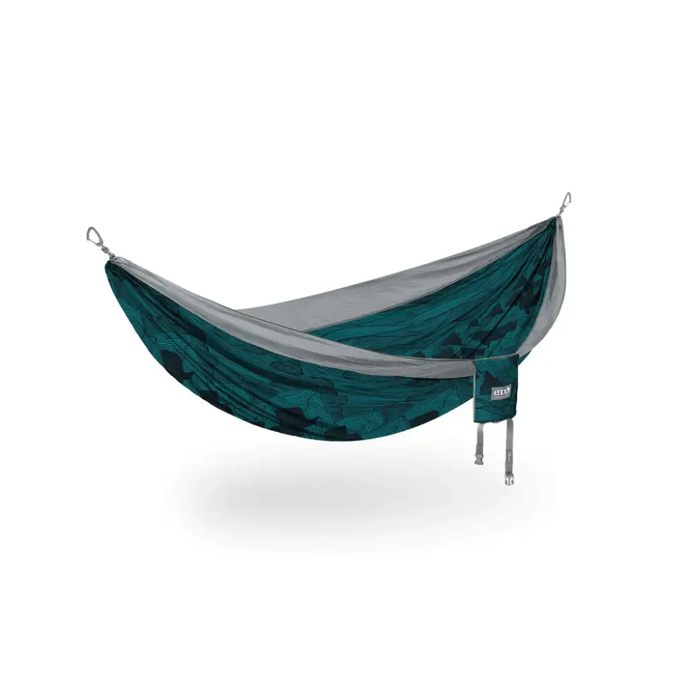 Eagles Nest Outfitters ENO DoubleNest® Hammock Print Mountains to Sea/Grey