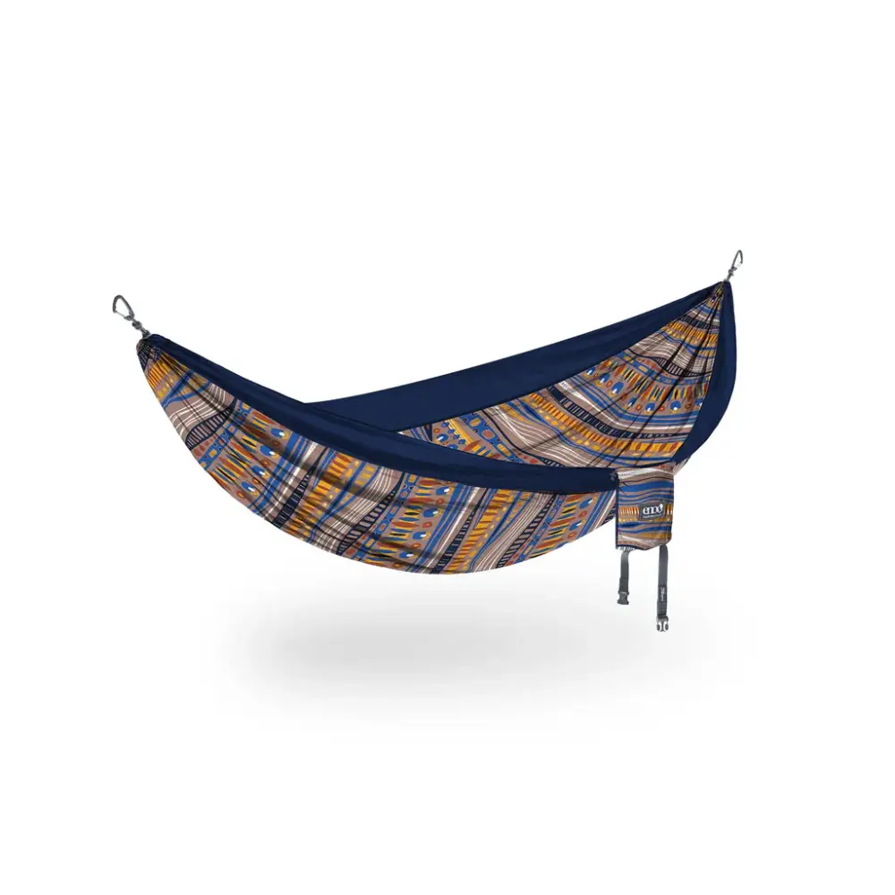 Eagles Nest Outfitters ENO DoubleNest® Hammock Print Tundra/Navy