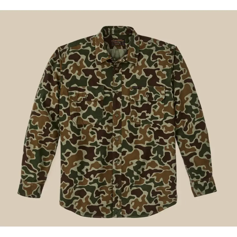 Field Flannel Shirt - Frog Camo / S - Long Sleeves