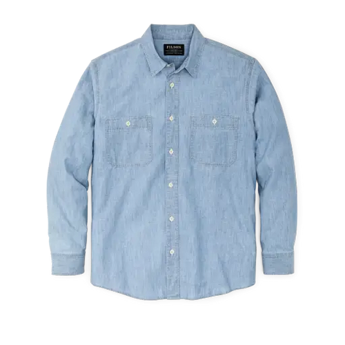 Filson Chambray CPO Shirt - Long Sleeves