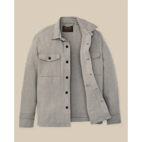 Filson Deer Island jac-shirt - S / heather natural - Jackets & Vest