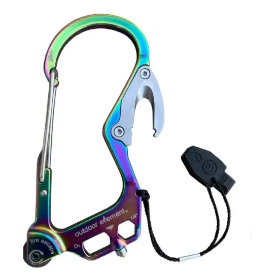 Outdoor Element Fire Escape (Carabiner) Aurora