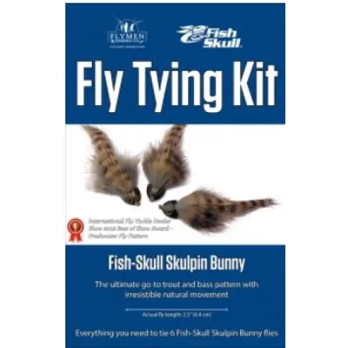 Flymen Fishing Company Flymen Fly Tying Kit FS Skulpin Bunny