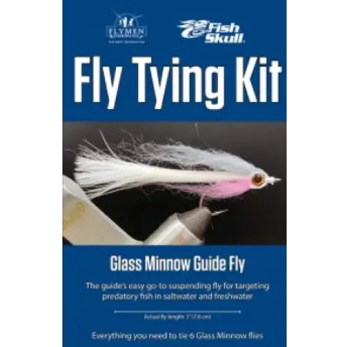 Flymen Fishing Company Flymen Fly Tying Kit Glass Minnow