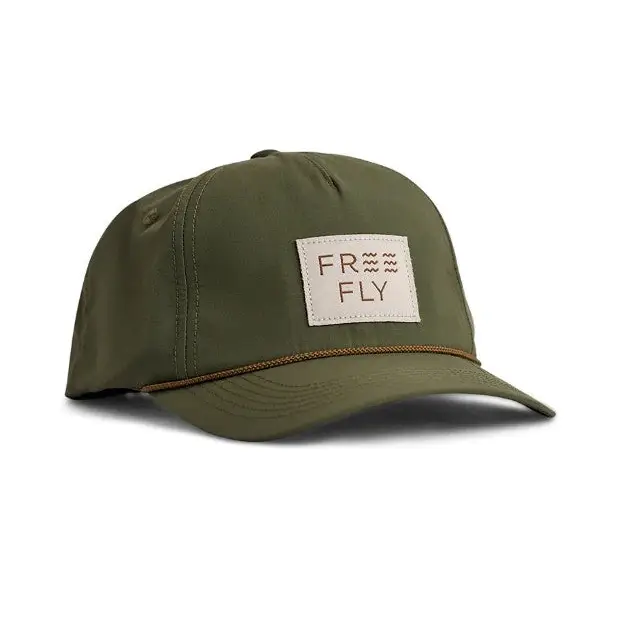 Free Fly Wave 5 Panel Hat - Dark Olive - Misc Hats