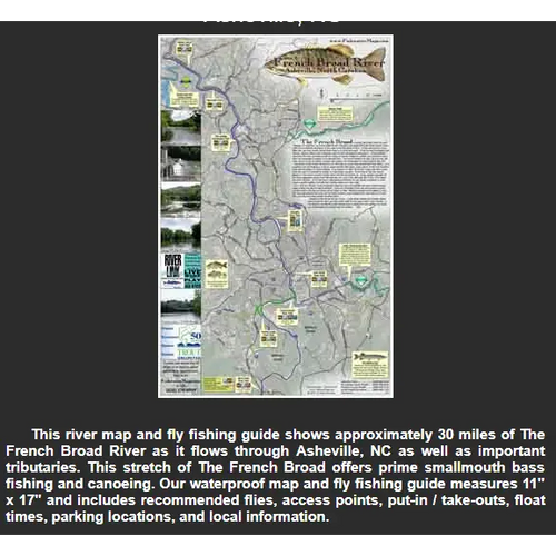 Headwaters Outfitters Outdoor Adventures French Broad River Map- Ashevil French Broad River Map- Ashevil