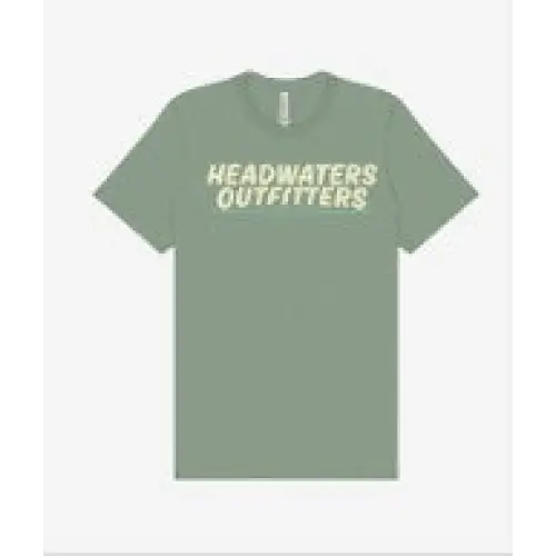 French Broad River Map T-Shirts 2025 - Sage / S - Short Sleeves