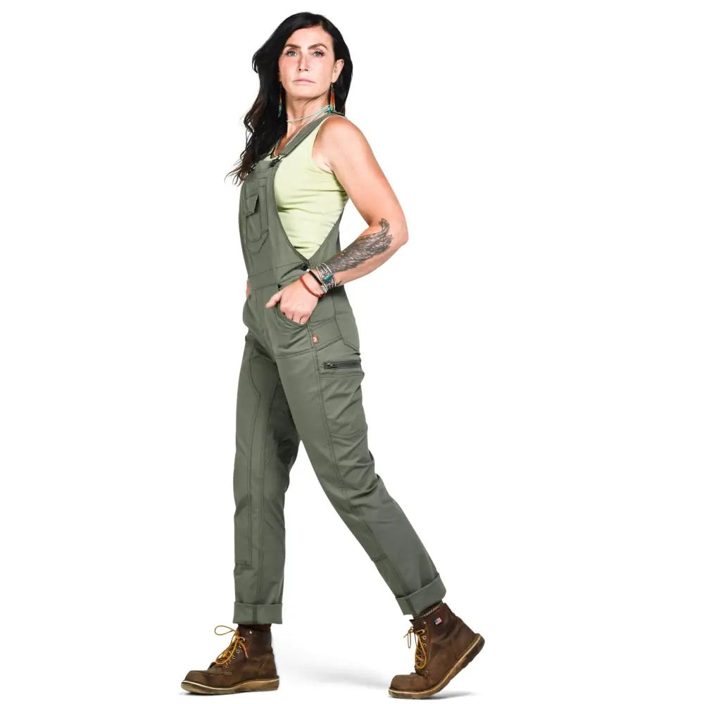 Dovetail Freshley Overall / Lichen Green