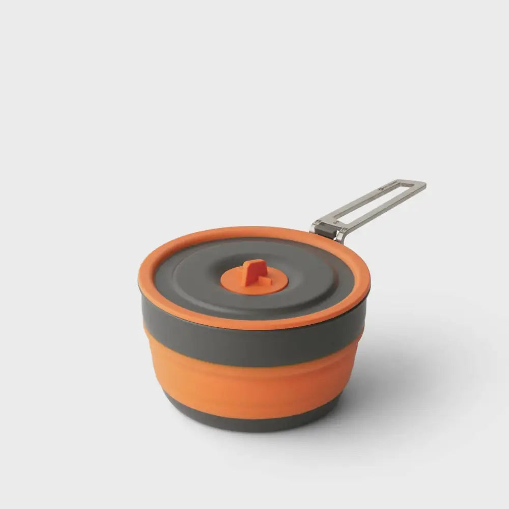 Frontier UL Collapsible Pot / 1L - Puffin Bill Orange - Camp Kitchen & Drinkware