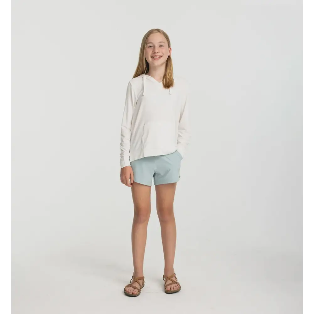 Girl’s Pull-On Breeze Short - Sea Glass / S - Shorts