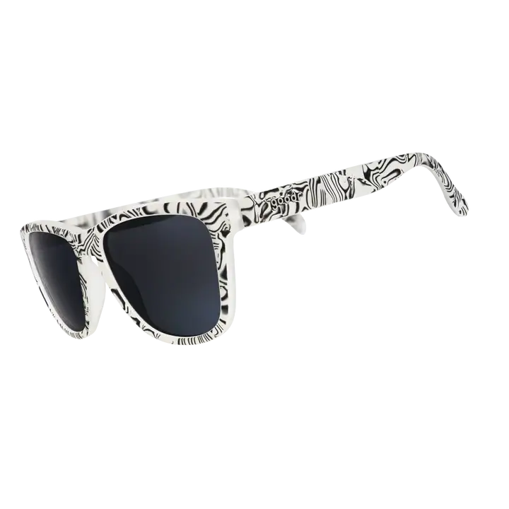 Goodr OG Polarized Glasses - Zebra Jasper’s Life Coach - Sunglasses