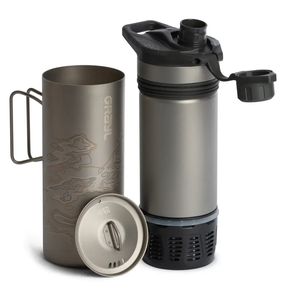 Grayl Geopress Ti Filter & Purifier - Camp Kitchen & Drinkware