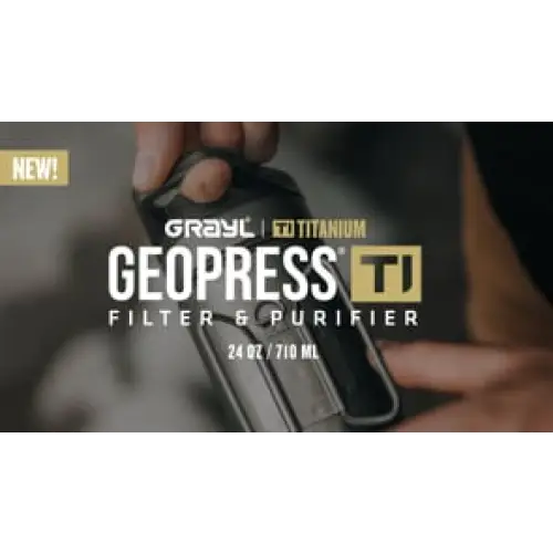 Grayl Geopress Ti Filter & Purifier - Camp Kitchen & Drinkware