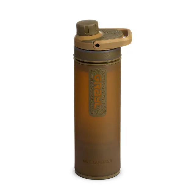 Grayl Ultrapress Water Bottle Coyote Brown-Covert Edition