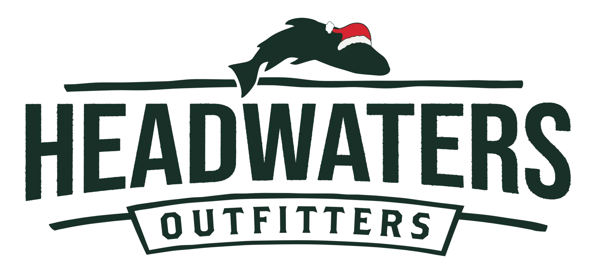 Green and white logo for meadow waters assisted living