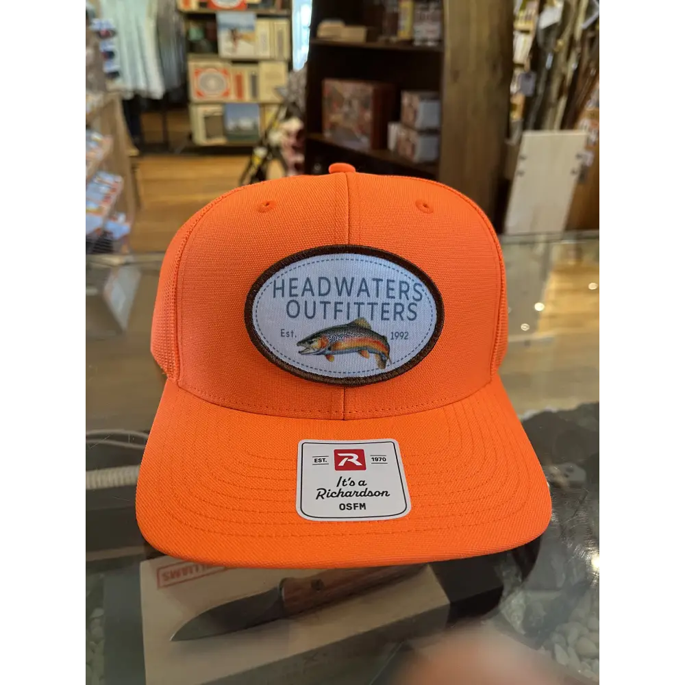 HWO Trout Logo Mesh Richardson Hats