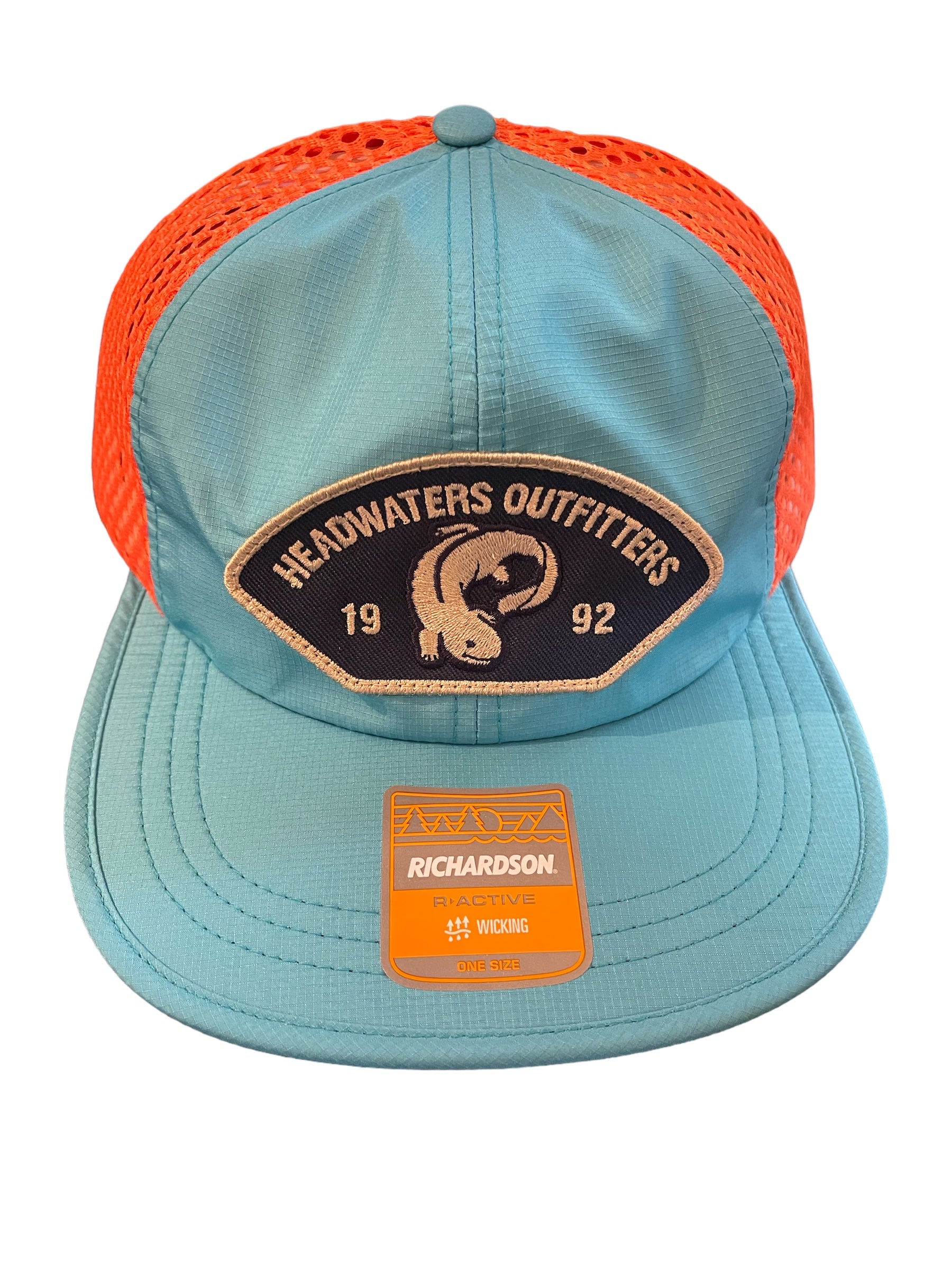 Richardson Hats Richardson Hellbender Patch Hat / Teal/Orange