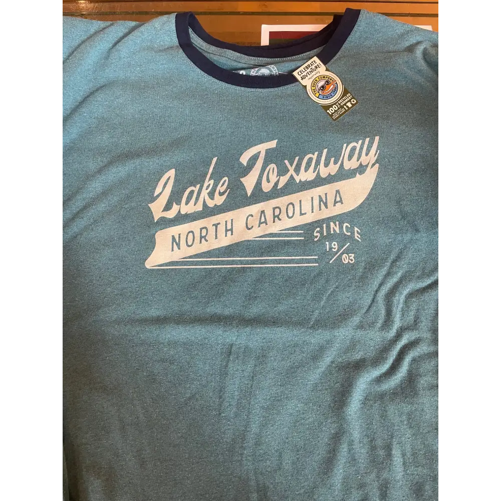 Duck Company Lake Toxaway Big League T-shirt / Dark Teal/Navy