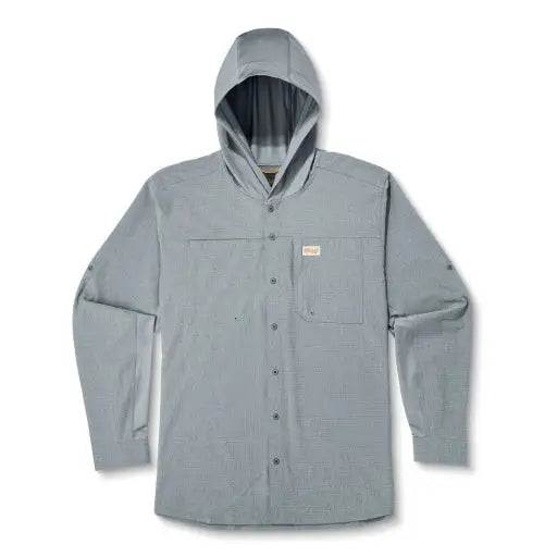 LENWOOD TECH HOOD - M / STEEL / SP26 - Long Sleeves
