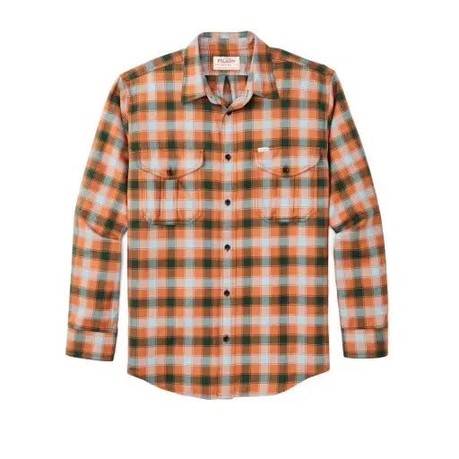Lightweight Alaskan Guide Shirt - S / Clay / Blue / Multi Plaid - Long Sleeves