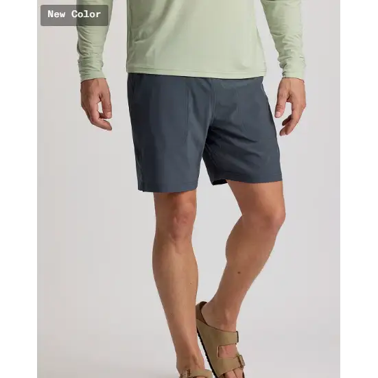 Men’s Bamboo-Lined Active Breeze Short – 7’’ - Storm Cloud / Small - Shorts