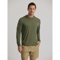 Men’s Elevate Lightweight Hoodie Logo’d - Fatigue / S - Sweatshirts & Hoodies
