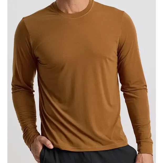 Men’s Elevate Lightweight Long Sleeve - Russet / S - Long Sleeves