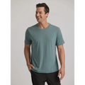 Men’s Elevate Lightweight Tee Logo’d - Stormy Sea / S - Short Sleeves