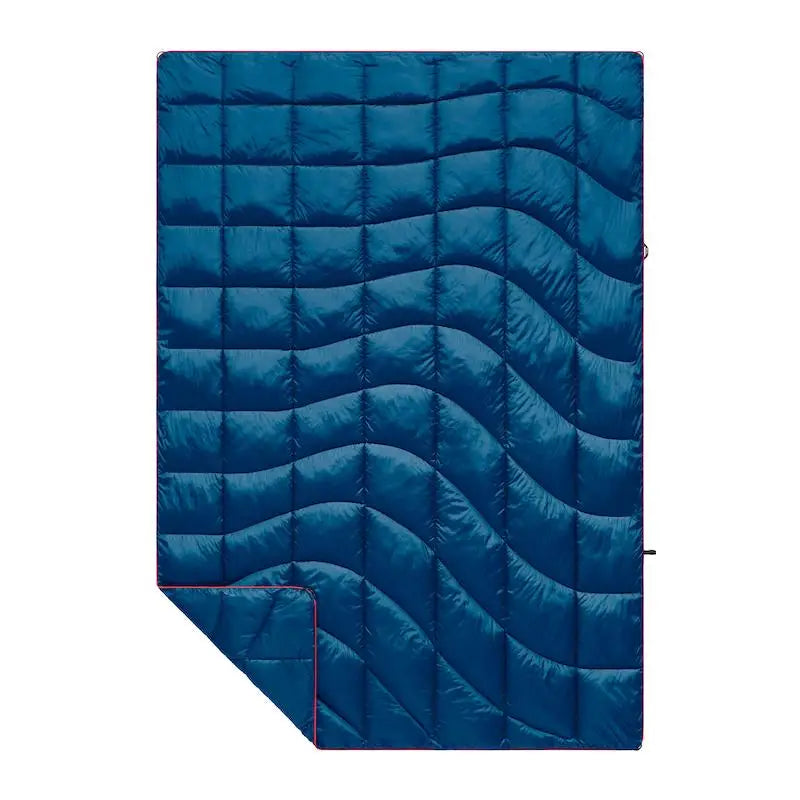 rumpl Nanoloft Puffy Blanket Deepwater