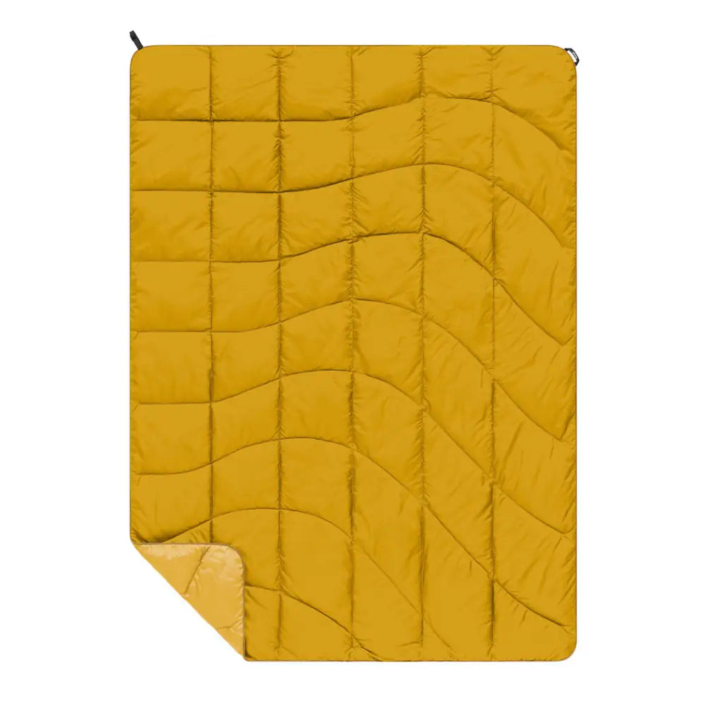 rumpl Nanoloft Puffy Blanket Dijon