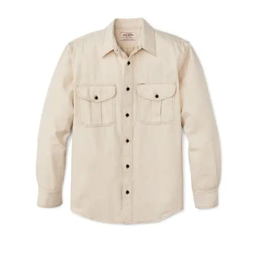 Natural Twill Guide Shirt - M - Long Sleeves