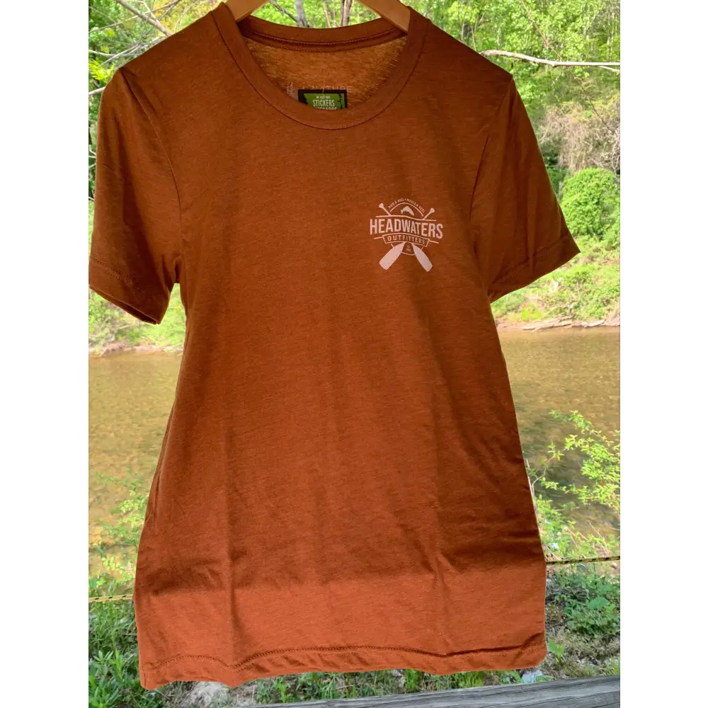 Headwaters Outfitters Outdoor Adventures Nature Bound River Map Shirt