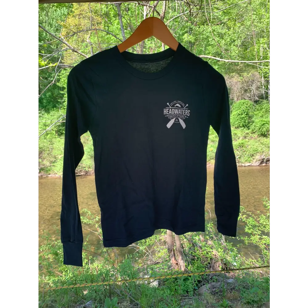 Headwaters Outfitters Outdoor Adventures Nature Bound River Map Shirt