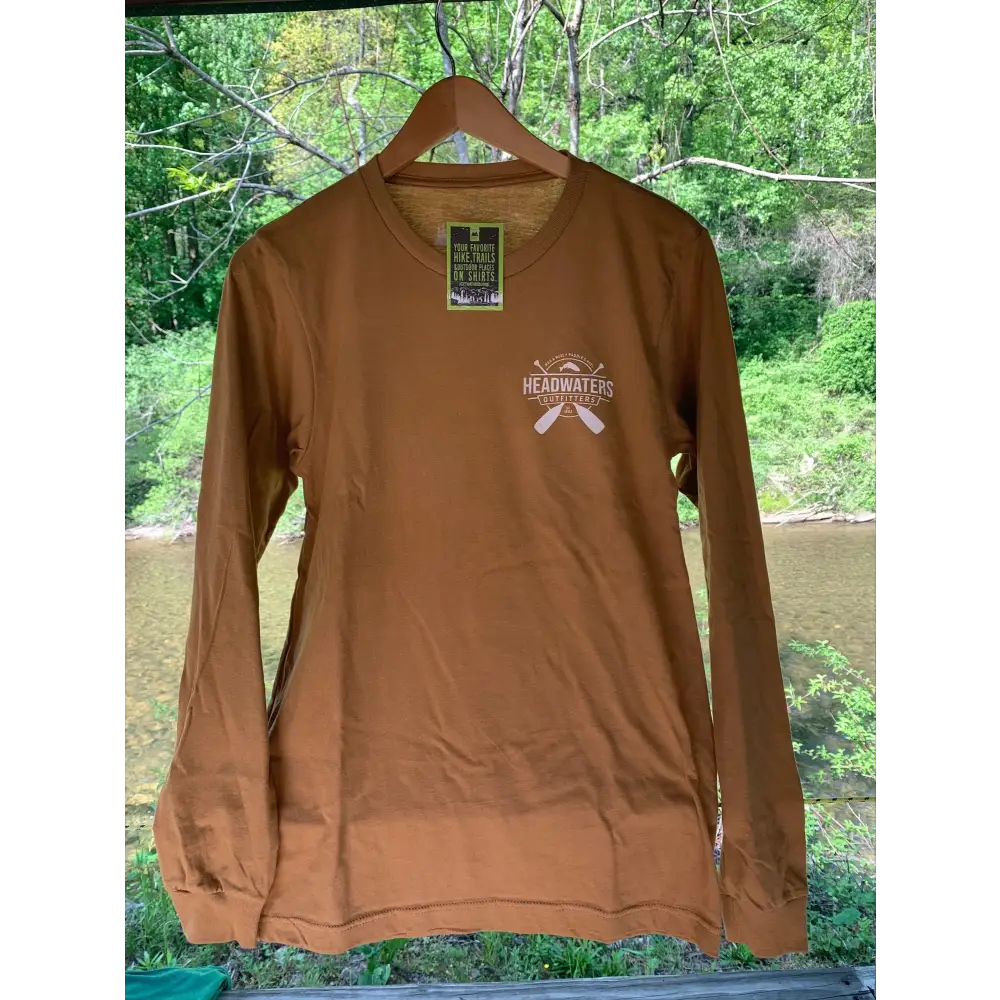 Headwaters Outfitters Outdoor Adventures Nature Bound River Map Shirt