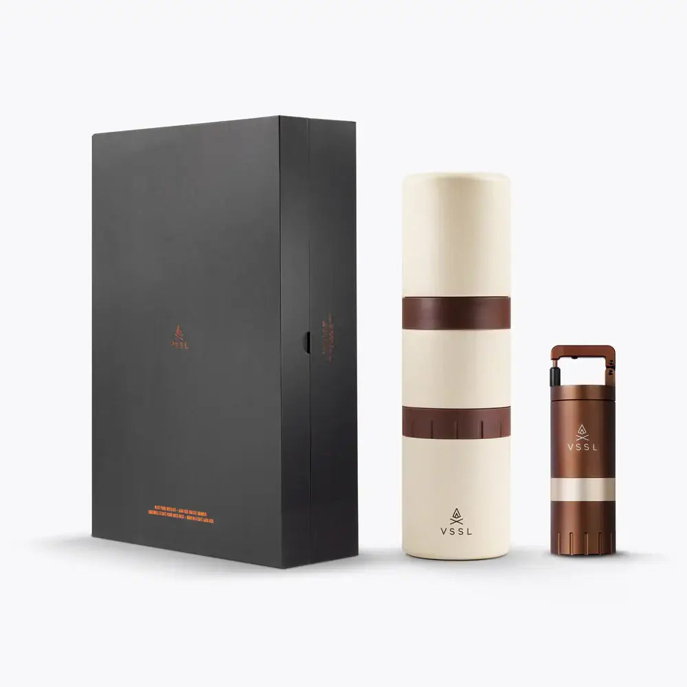 Nest Pour-Over Kit + Java G25 Grinder Gift Set - Cream - Outdoor Gear and Accessories