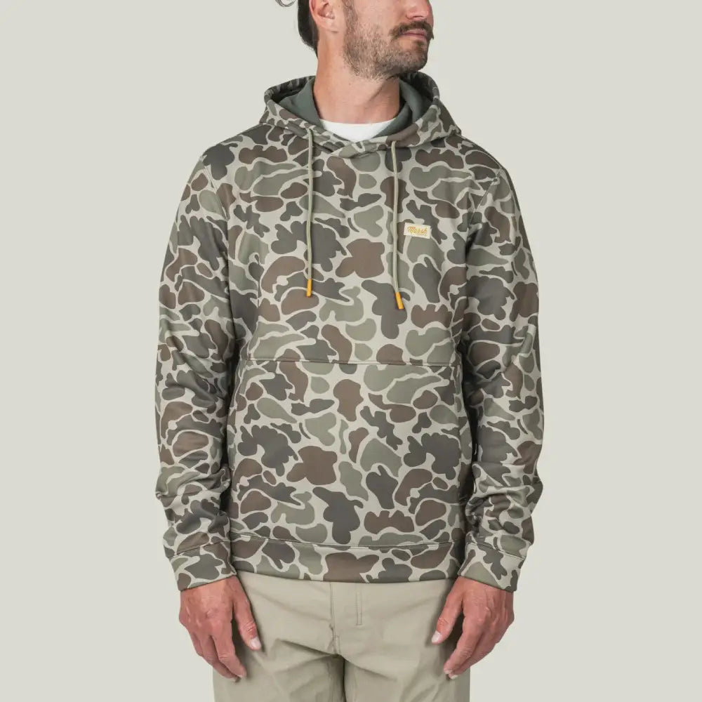 Nor’easter Hoodie Dark Green Mallard Camo - Dark Green Mallard Camo / S - Sweatshirts & Hoodies