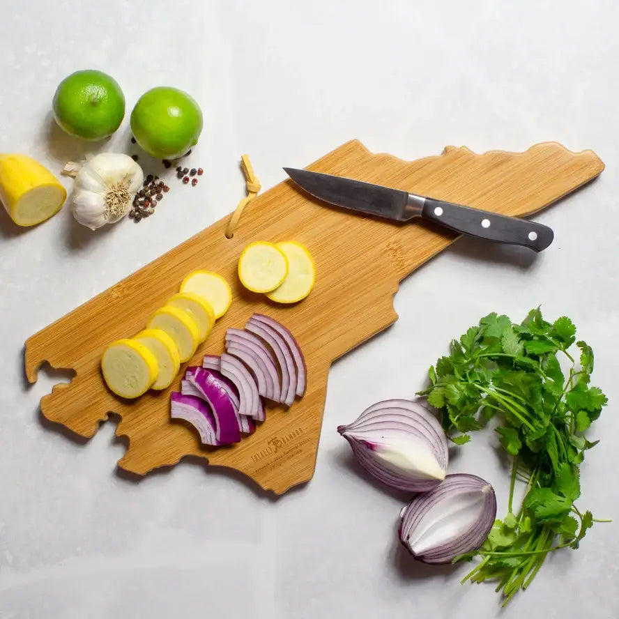 North Carolina Cutting Board with Artwork by Summer Stokes - Gifts/Accessories/Misc