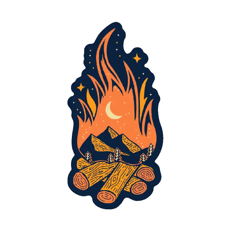 NOSO Patches Flame 2"