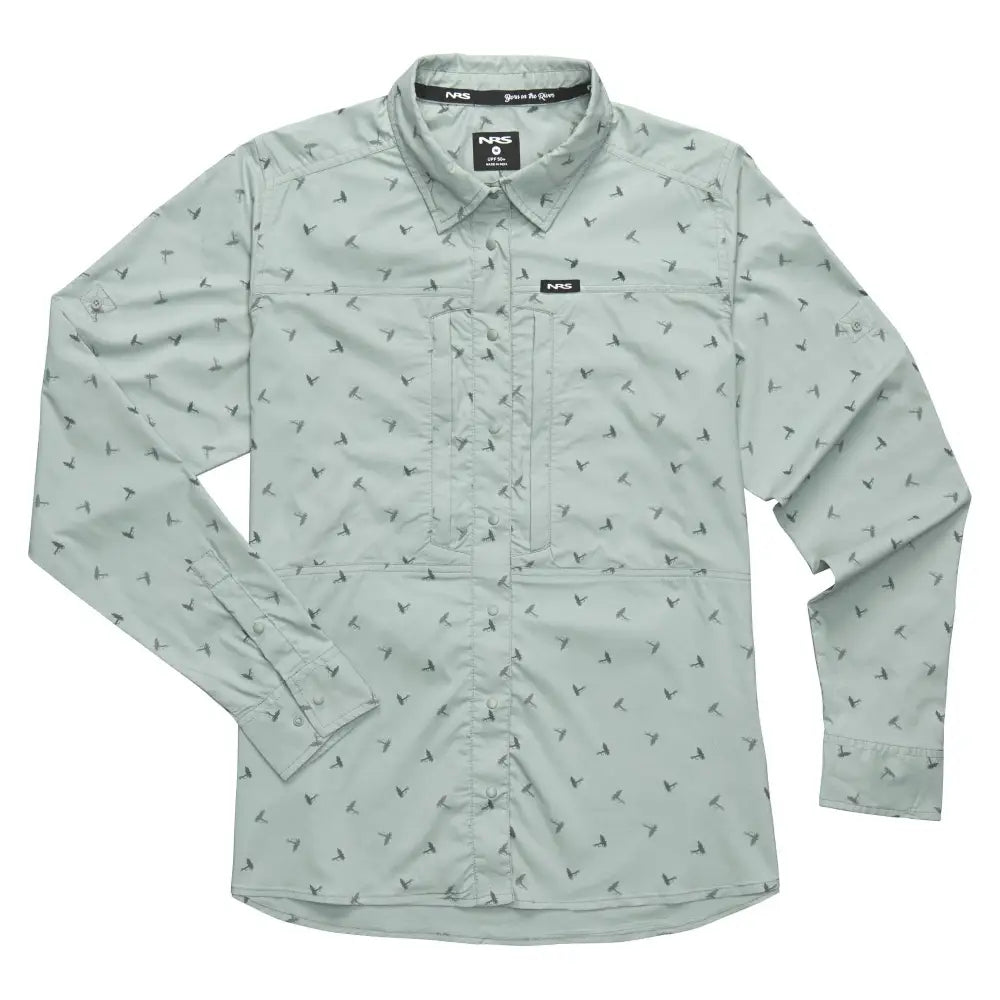 NRS Women’s Drifter Shirt (Logoed) - XS / Pebble - Long Sleeves