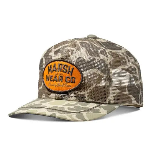 OUTPOST MESH TRUCKER - 1 / KHAKI MALLARD CAMO / SP26 - Marshwear