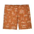 Oxbow Lake Trunks - S / Bourbon / Knots - Shorts